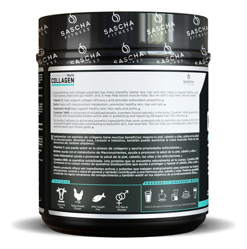 Sascha Fitness Multi Colageno Hidrolizado Collagen