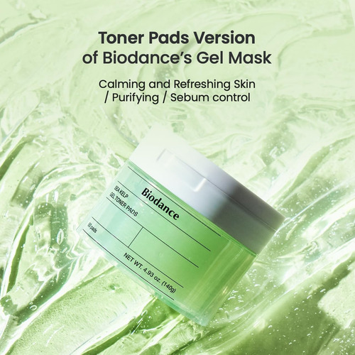 Biodance Sea Kelp Gel Tonico Pads Piel Fresca Sin Imperfecci