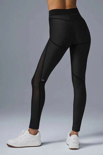 Alo Yoga Calza - Legging Airlift Mesh Line Up Original Negro Airlift Mesh 4 - 6