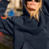 Alo Yoga Chompa Buzo Hoodie Unisex Make Waves Original M - 8 Azul Marino Make Waves