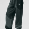 Alo Yoga Make Waves Pantalón Jogger Deportivos Unisex Negro Tejido French Terry Xl - 16