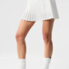 Alo Yoga Pollera Grand Slam Tennis Skirt Blanco Grand Slam Xl - 16