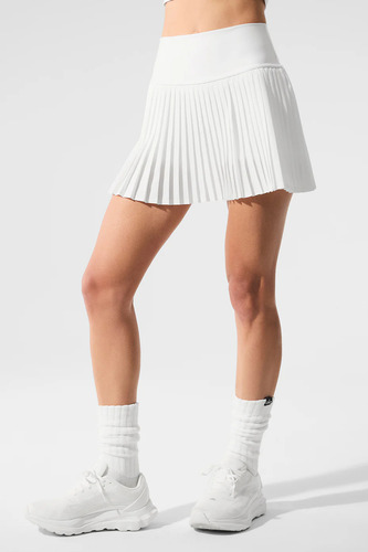 Alo Yoga Pollera Grand Slam Tennis Skirt Blanco Grand Slam Xl - 16
