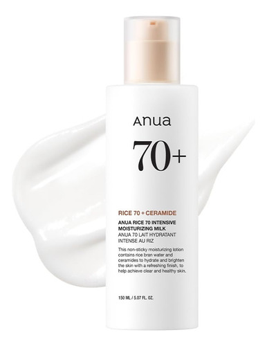 Anua Rice 70 Intensive Moisturizing Milk Loción Hidratante Seca Día/noche