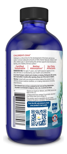 Nordic Naturals Childrens Dha Omega 3 Para Niños Fresa