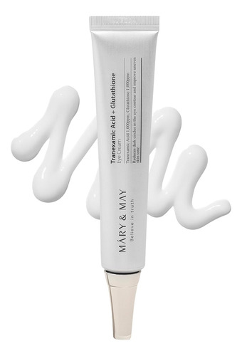 Mary&may Tranexamic Acid+ Glutathione Eye Cream Contorno Ojo Todo Tipo De Piel Día/noche