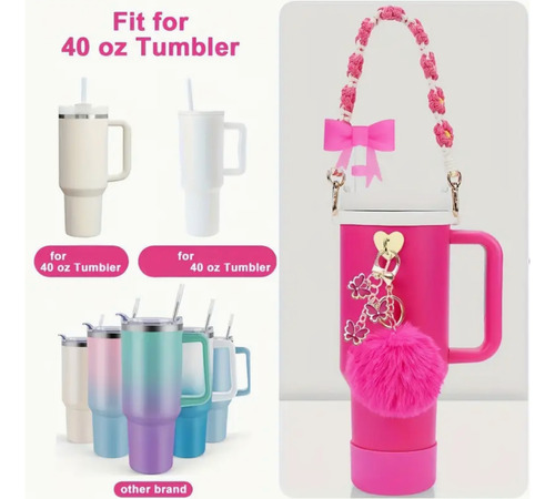 Juego De 7 Piezas De Accesorios Termo De 40 Onz Y 30 Onz