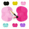 Limpiador De Silicona Para Brochas, Ideal Limpieza Brochas Rosa Chicle