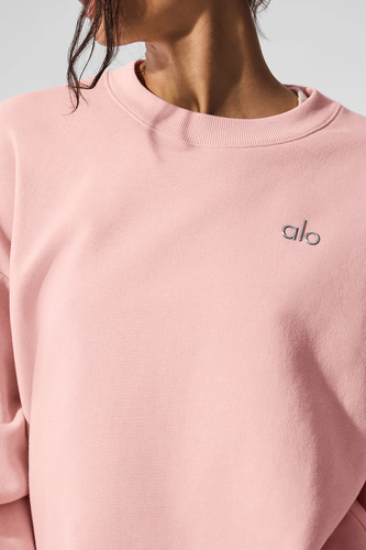 Alo Yoga Campera Accolade Crew Neck Buzo Rosa Xl - 16 Accolade Crew Neck