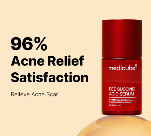 Medicube Red Succinic Acid Serum Para Piel Con Acné Y Marcas
