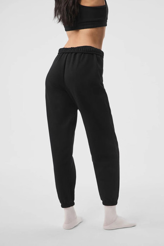 Alo Yoga Pantalón Jogger Deporti Accolade Sweatpant Unisex Negro French Terry Xl - 16