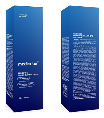 Medicube Máscara Facial De Barro De Puntos Negros Zero Pore Todo Tipo De Piel