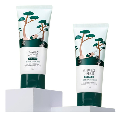 Round Lab Pine Calming Cica Crema Facial Calmante Hombre Todo Tipo De Piel Día/noche