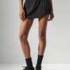 Alo Yoga Pollera Short Deportiva Match Point Skirt Original Negro M - 8