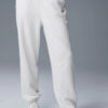 Alo Yoga Pantalón Jogger Deporti Accolade Sweatpant Unisex Blanco French Terry S - 4
