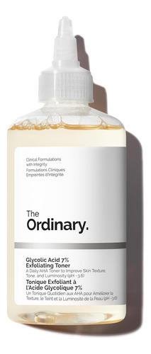 Loción Glycolic Acid 7% Toning Solution The Ordinary Exfolia Todo Tipo De Piel Noche