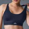Alo Yoga Top Deportivo Airlift Suit Up Soporte Medio Azul Oscuro Airlift Suit L