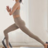 Alo Yoga Legging Airlift 7/8 Tiro Alto - Original Marrón Claro High-waist Airlift 16 - 18