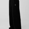 Alo Yoga Pantalon Recto Oversized - Original Negro Scholar Straight Xs - 2