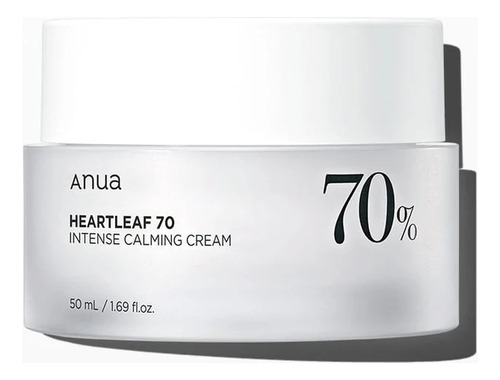 Anua Heartleaf 70 Intense Calming Cream Calma, Hidrata Piel Todo Tipo De Piel Día