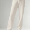 Alo Yoga Pantalon Recto Oversized - Original Beige Scholar Straight L - 12