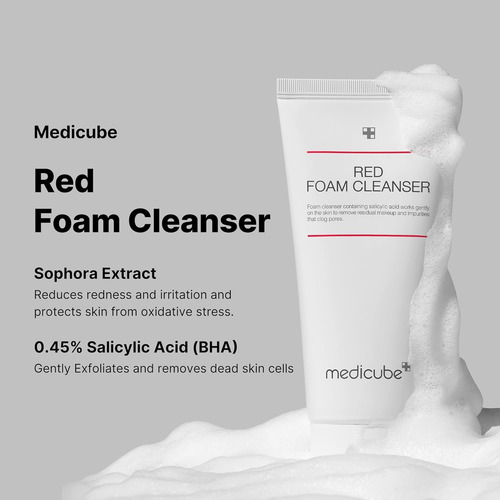 Medicube Red Foam Limpiador De Espuma Para Rostro