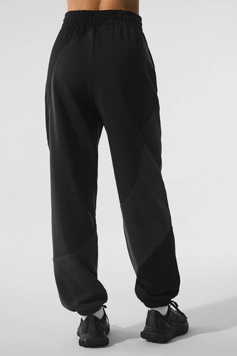 Alo Yoga Pantalón Jogger Unisex Make Waves - Original Negro Make Waves M - 8