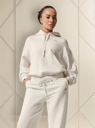 Alo Yoga Campera Chompa, Accolade Hoodie Unisex Blanco M - 8 Accolade Hoodie
