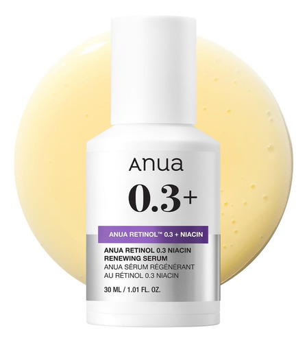 Anua Retinol 0.3% + Niacinamida 5% Antienvejecimiento Todo Tipo De Piel Noche