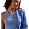 Musculosa Alo Yoga Original Azul Acero Aspire Tank M Lisa