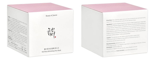 Beauty Of Joseon Mascara Facial Red Bean Frijoles Para Poros Grasa