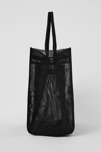 Alo Yoga Totebag 100% Nylon Malla Semitransparente Negro
