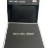 Cartera Hombre Caballero Michael Kors 9206 Color Negro Diseño De La Tela Liso