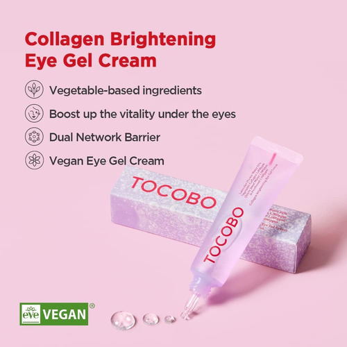 Tocobo Collagen Brightening Eye Crema D Gel Iluminadora Ojos Todo Tipo De Piel Noche