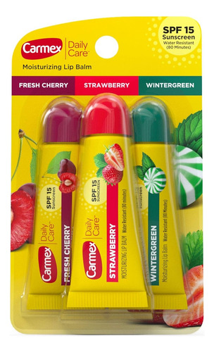Carmex Daily Care Pack X3 Bálsamos Labiales Hidratantes