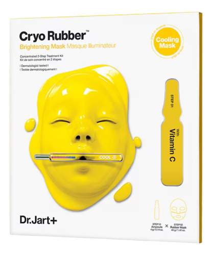 Dr. Jart+ Cryo Rubber Brightening Mascara Facial Iluminadora Todo Tipo De Piel