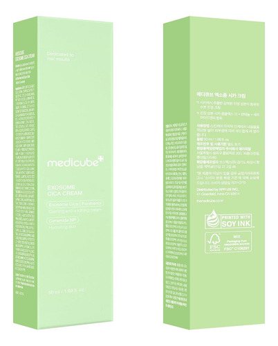 Medicube Exosome Cica Cream - Crema Facial Calmante 50ml Momento De Aplicación Día/noche Tipo De Piel Sensible