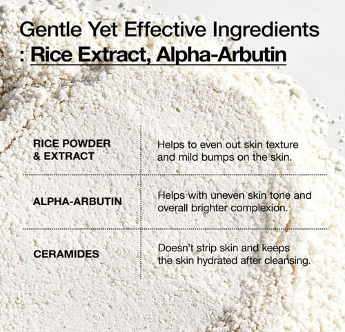 Anua Rice Enzyme Brightening Cleansing Powder 40g - K Beauty Momento De Aplicación Día/noche Tipo De Piel Todo Tipo De Piel