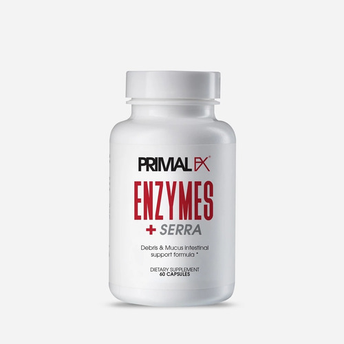 Primal Fx I Enzymes + Serra I 60 Cap I Dr Ludwig Johnson