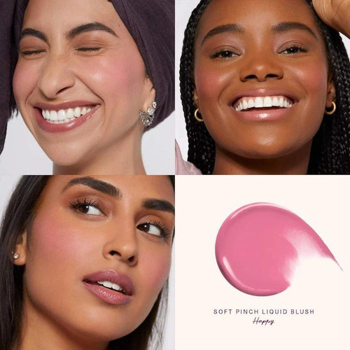 Rare Beauty Liquid Blush Mini - Soft Pinch Tono Happy Happy
