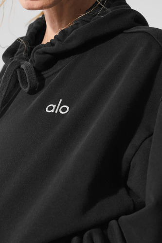 Alo Yoga Campera Chompa, Accolade Hoodie Unisex Negro M - 8 Accolade Hoodie