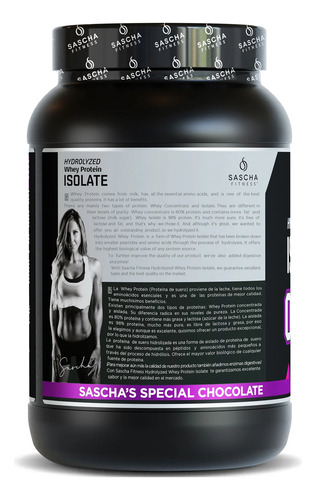 Proteína Sascha Fitness Whey Protein Isolate- Varios Sabores