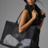Alo Yoga Totebag 100% Nylon Malla Semitransparente Negro