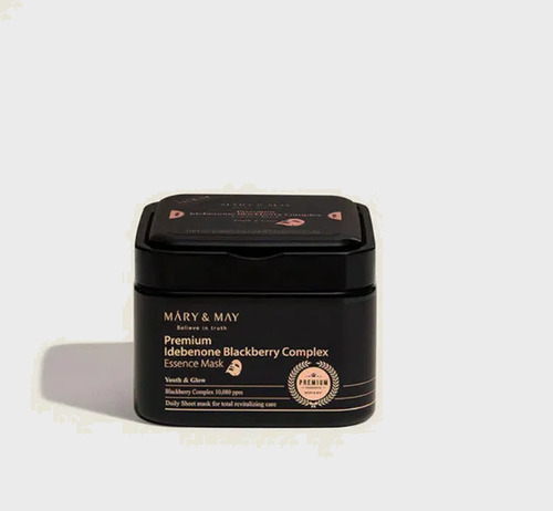 Mary&may Idebenone Blackberry Mascarilla Facial - 20 Piezas Tipo De Piel Seca