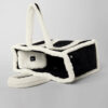 Alo Yoga - Bolsa Tote Winterfun Suave Tejido Tipo Gamuza Negro Y Blanco Tejido Tipo Gamuza Acabado Suede-like Metálicos En Acabado Plateado Mate Negro