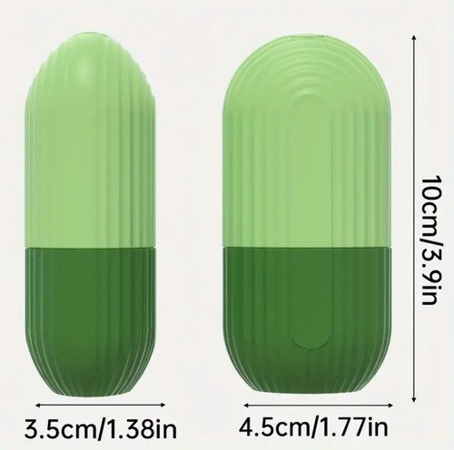 Rodillo Facial De Silicona Genérico Ice Face Roller Verde - Imagen 2