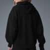 Alo Yoga Buzo Canguro Accolade Full Zip Hoodie Oversi L - 12 Negro Accolade Full Zip