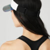 Alo Yoga Gorra Visor Solar - Original Blanco Talle Unico Airlift Solar