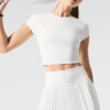 Alo Yoga Pollera Grand Slam Tennis Skirt Blanco Grand Slam M - 8
