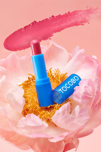 Tocobo Powder Cream Lip Bálsamo Labial Mate Color Rose Peta
